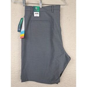 Pro Tour Mens Motionplay 360 Golf Shorts Gray Stretch Moisture Wicking 42 New